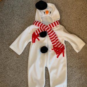 BABY SNOW MAN ONESIE SIZE 3-6 MO  #318